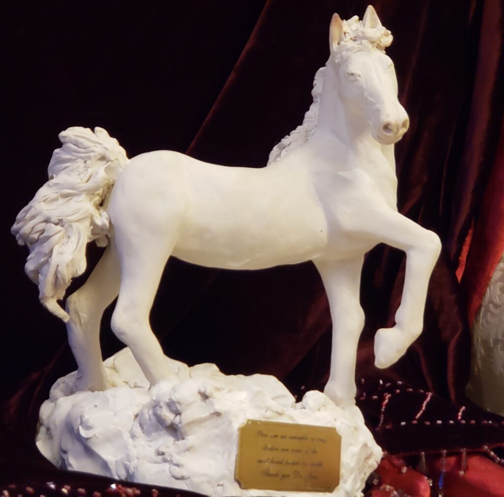 Sulpture of horse