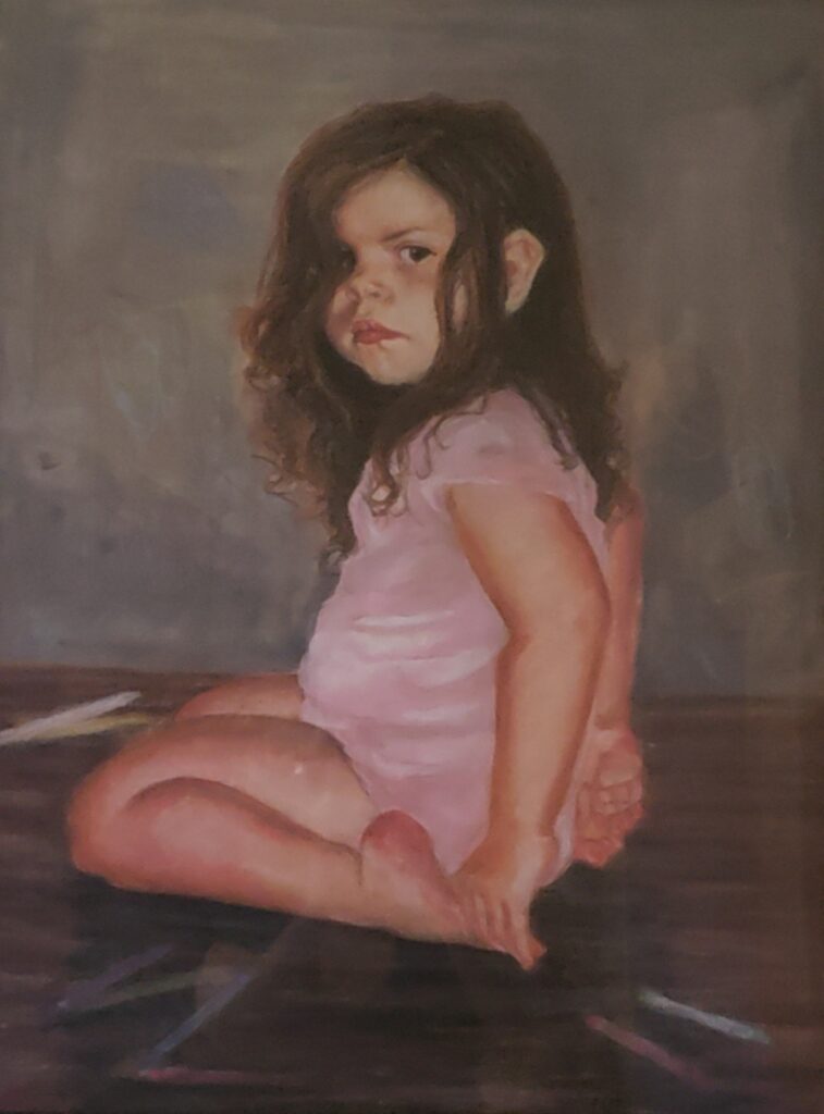 Painting of child
